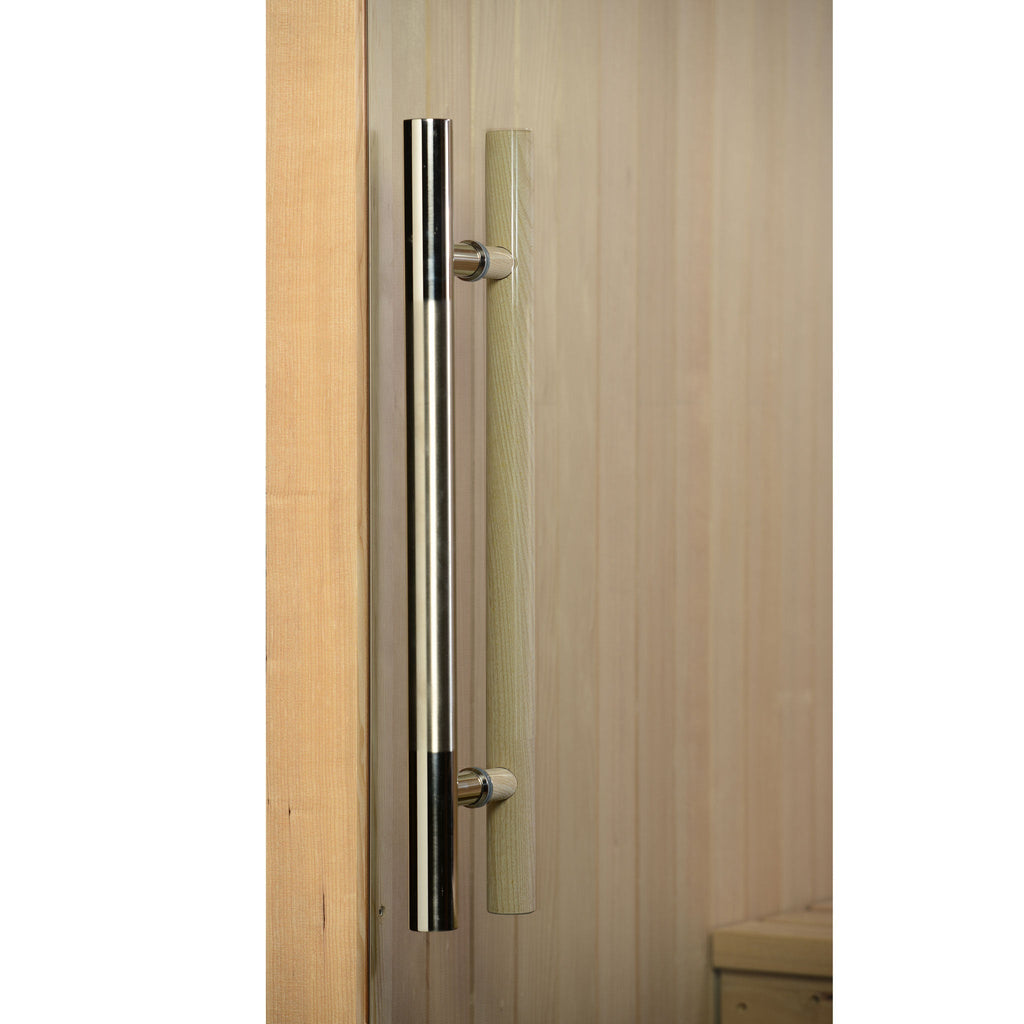 Almost Heaven Serena 3 Person Indoor Sauna Rustic Cedar,Fir Almost Heaven Sauna Vision_Series_Detail_Door_Handle_4c074d1c-e398-46bf-bfce-b8b2b0621bb0.jpg