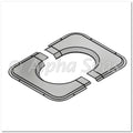 Harvia Lead-through Flange WZ020115 Stainless Steel - Finnish Sauna Builders Harvia ZSHP-711.jpg