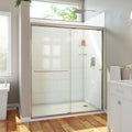 DreamLine Alliance Pro HV 56 - 60 inch W x 70 1/2 inch H Semi-Frameless Bypass Shower Door