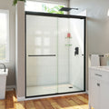 DreamLine Alliance Pro HV 56 - 60 inch W x 76 1/2 inch H Semi-Frameless Bypass Shower Door