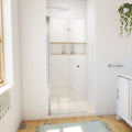 DreamLine Aqua-Q Fold 32 inch D x 32 inch W x 74 3/4 inch H Frameless Bi-fold Shower Door