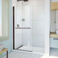 DreamLine Aqua-Q Swing 34 inch W x 72 inch H Frameless Swing Shower Door