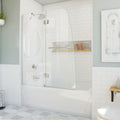 DreamLine Aqua 48 - 48 7/16 inch W x 58 inch H Frameless Hinged Tub Door