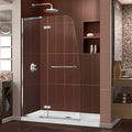 DreamLine Aqua Ultra 45 inch W x 72 inch H Frameless Hinged Shower Door