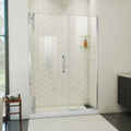 DreamLine Ascend 54 - 55 inch W x 72 inch H Frameless Pivot Shower Door