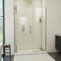 DreamLine Ascend 54 1/2 - 55 1/2 inch W x 72 inch H Frameless Pivot Shower Door