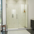 DreamLine Ascend 60 1/2 - 61 1/2 inch W x 72 inch H Frameless Pivot Shower Door