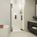 DreamLine Ascend 38 1/2 - 39 1/2 inch W x 72 inch H Frameless Pivot Shower Door