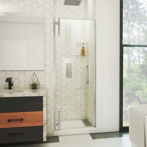 DreamLine Ascend 29 1/4 - 30 inch W x 72 inch H Frameless Pivot Shower Door