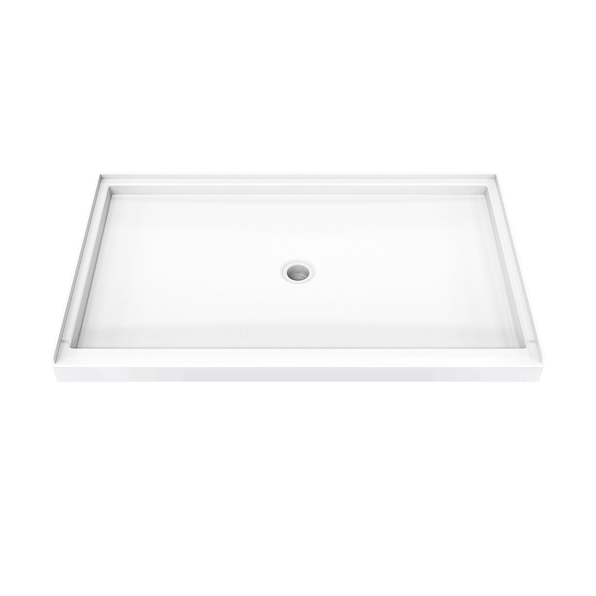 DreamLine DreamStone 36 inch D x 60 inch W x 4 inch H Center Drain Single Threshold Shower Base