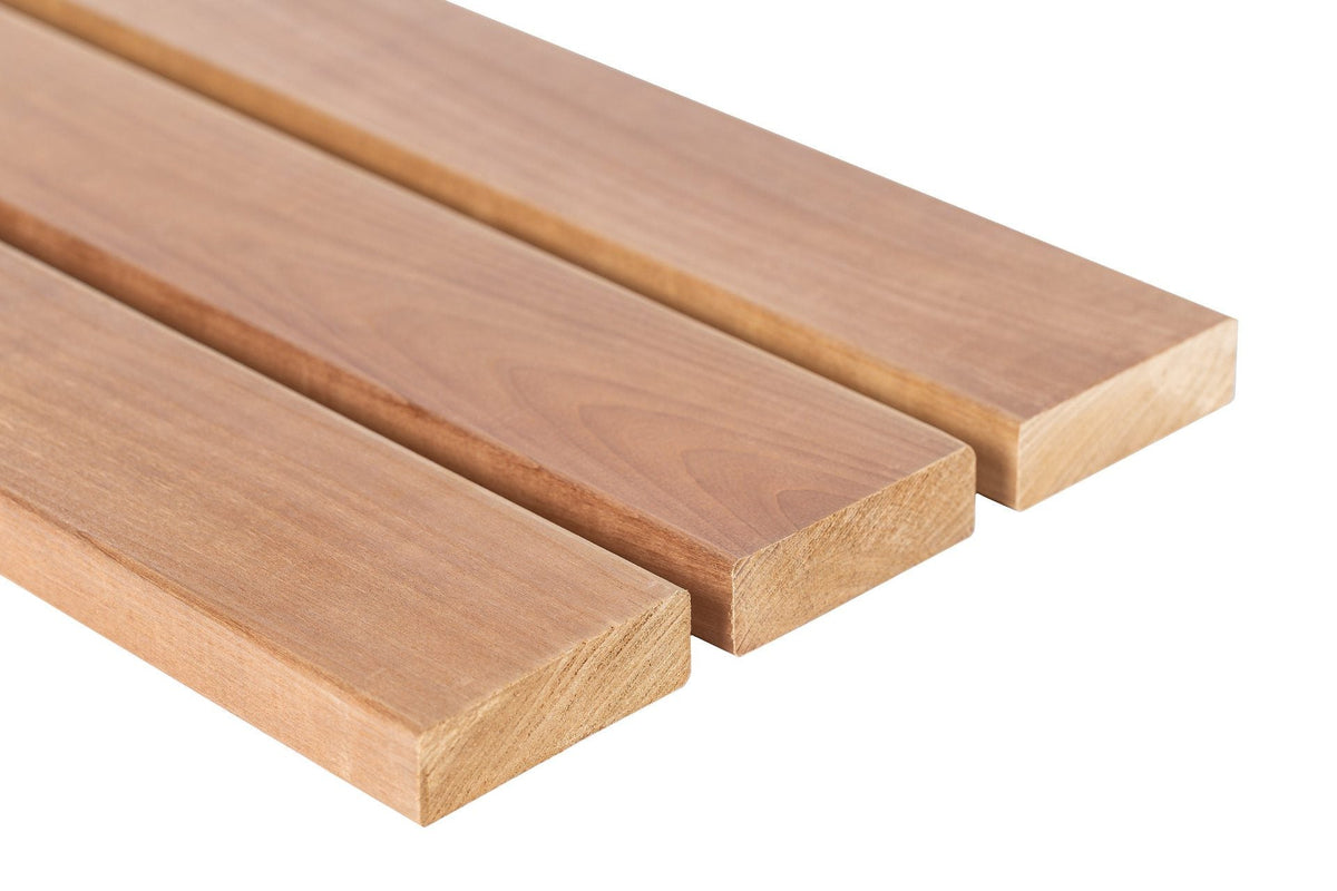 Thermo Aspen Sauna Bench Boards - Profile SHP by Thermory