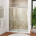 DreamLine Charisma 36 inch D x 60 inch W x 78 3/4 inch H Frameless Bypass Shower Door