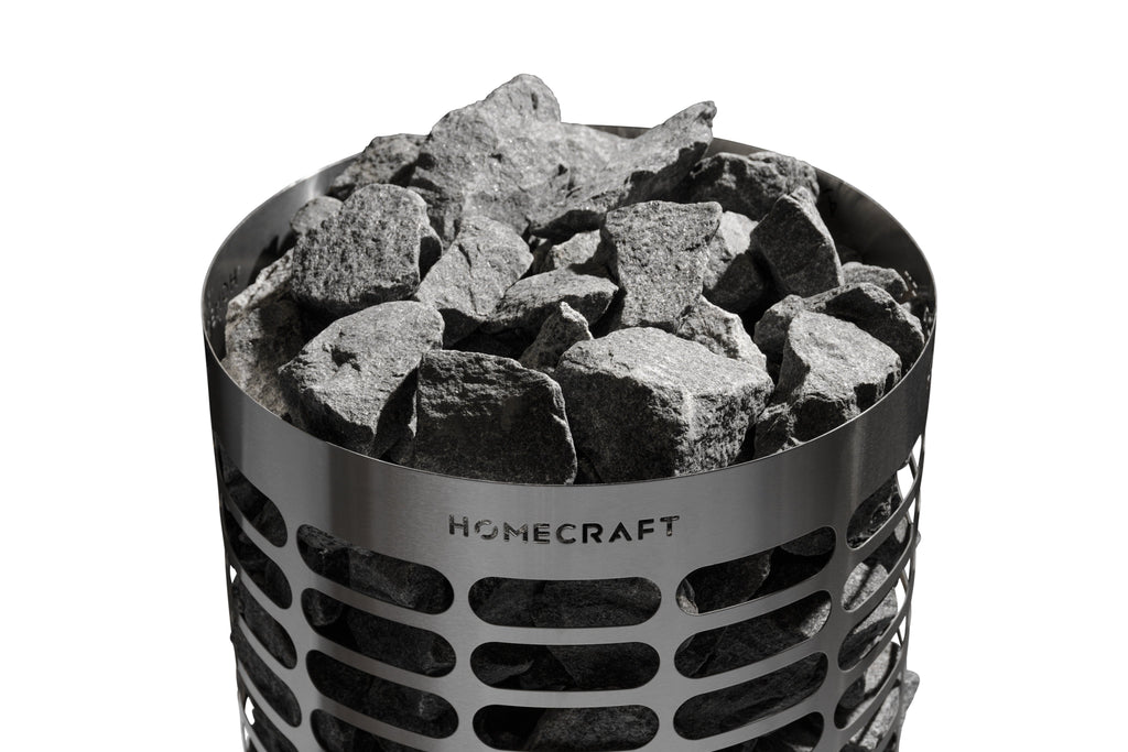 Homecraft Apex 15kW Electric Sauna Heater 240V 1-Phase / No Control / No Stones,240V 1-Phase / No Control / Stones Included,240V 1-Phase / Indoor Control + Wifi Touchpad / No Stones,240V 1-Phase / Indoor Control + Wifi Touchpad / Stones Included,240V 1-Ph