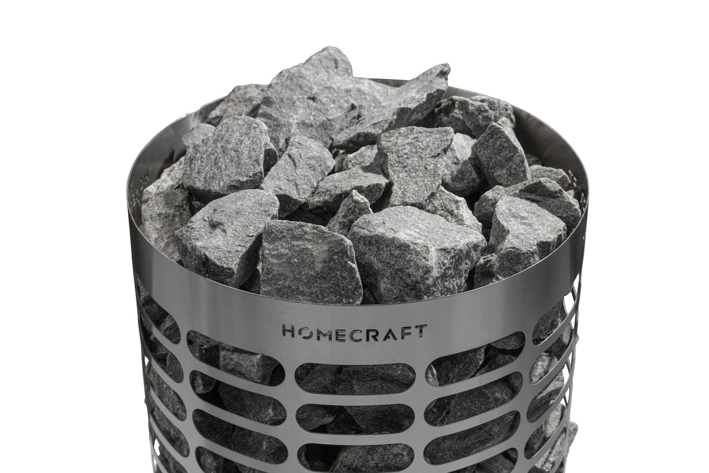 Homecraft Apex 12kW Electric Sauna Heater 240V 1-Phase / No Control / No Stones,240V 1-Phase / No Control / Stones Included,240V 1-Phase / Indoor Control + Wifi Touchpad / No Stones,240V 1-Phase / Indoor Control + Wifi Touchpad / Stones Included,240V 1-Ph