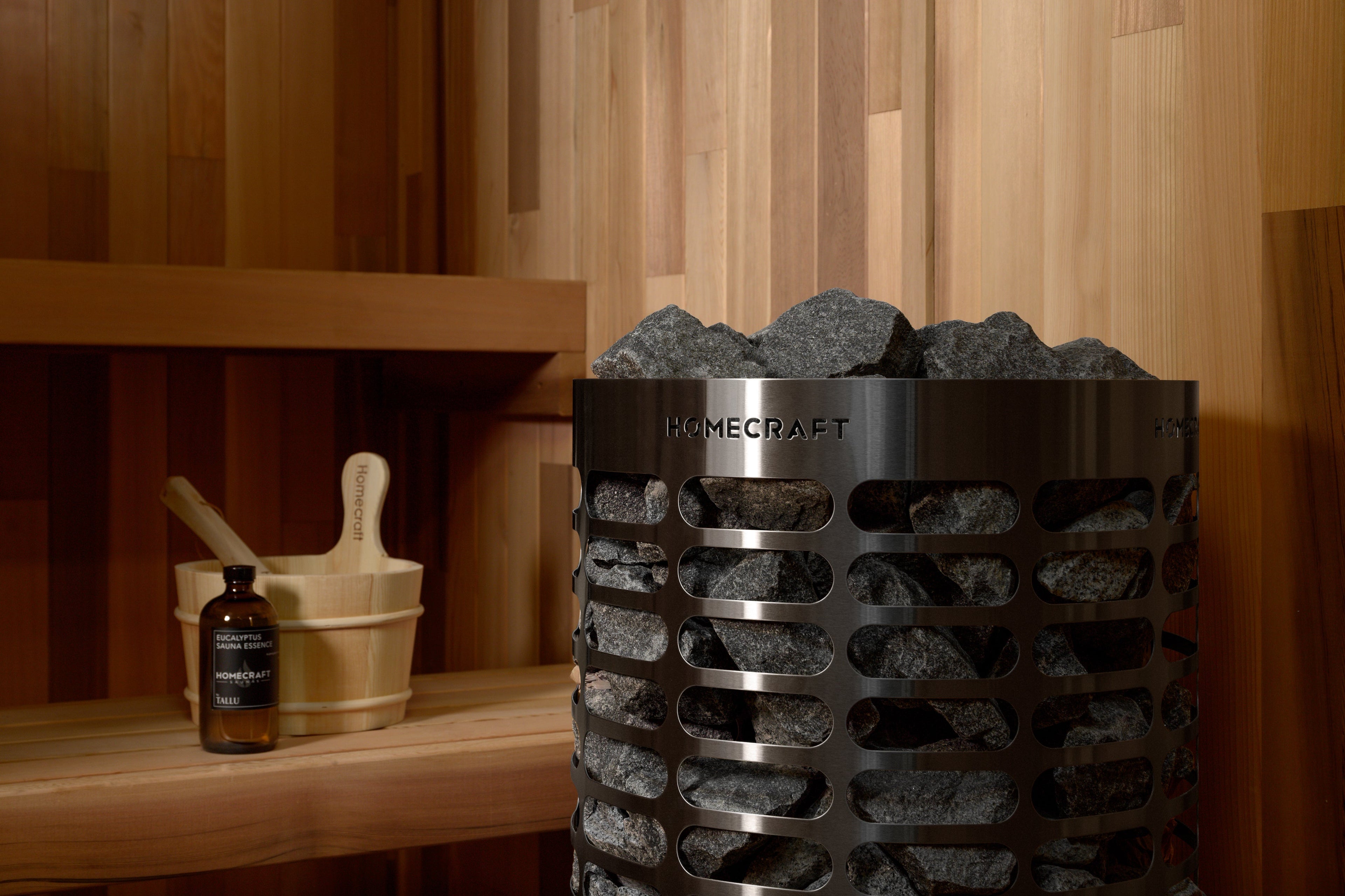 Homecraft Apex 18kW Electric Sauna Heater 208V 3-Phase / No Control / No Stones,208V 3-Phase / No Control / Stones Included,208V 3-Phase / Indoor Control + Wifi Touchpad / No Stones,208V 3-Phase / Indoor Control + Wifi Touchpad / Stones Included,208V 3-Ph