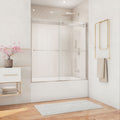 DreamLine Essence 56 - 60 inch W x 60 inch H Frameless Bypass Tub Door