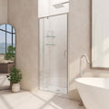 DreamLine Flex 32 - 36 inch W x 72 inch H Semi-Frameless Pivot Shower Door