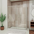 DreamLine Flex 30 1/2 inch D x 28 7/16 - 32 7/16 inch W x 72 inch H Semi-Frameless Pivot Shower Enclosure