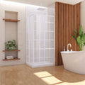 DreamLine Flex 32 inch D x 32 inch W x 76 3/4 inch H Semi-Frameless Pivot Shower Door