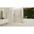 DreamLine Enigma Air 34 3/4 inch D x 60 3/8 inch W x 76 inch H Frameless Sliding Shower Enclosure