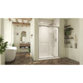 DreamLine Abbey 50 - 54 inch W x 76 inch H Semi-Frameless Bypass Shower Door
