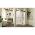 DreamLine Abbey 56 - 60 inch W x 76 inch H Semi-Frameless Bypass Shower Door