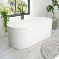 DreamLine Infinity Z 67 inch L x 30 3/4 inch W x 22 7/8 inch H Freestanding Acrylic Bathtub