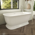DreamLine Ascend 67 in. L x 31-1/2 in. W x 23-5/8 in. H Freestanding Acrylic Bathtub