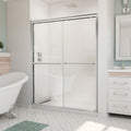 DreamLine Duet 56 - 60 inch W x 72 inch H Semi-Frameless Bypass Shower Door
