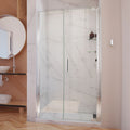 DreamLine Elegance-LS 48 1/4 - 50 1/4 inch W x 72 inch H Frameless Pivot Shower Door