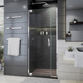 DreamLine Elegance Plus 34 - 34 3/4 inch W x 72 inch H Frameless Pivot Shower Door