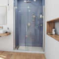 DreamLine Elegance 52 3/4 - 54 3/4 inch W x 72 inch H Frameless Pivot Shower Door