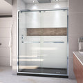 DreamLine Encore 30 inch D x 60 inch W x 78 3/4 inch H Semi-Frameless Bypass Shower Door
