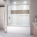 DreamLine Encore 56 - 60 inch W x 58 inch H Semi-Frameless Bypass Tub Door