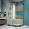 DreamLine Enigma-XT 34 1/2 inch D x 48 3/8 inch W x 76 inch H Frameless Sliding Shower Enclosure