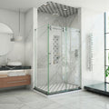 DreamLine Enigma-XO 34 1/2 inch D x 44 3/8 - 48 3/8 inch W x 76 inch H Frameless Sliding Shower Enclosure
