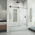DreamLine Enigma-XO 55 - 59 inch W x 62 inch H Fully Frameless Sliding Tub Door