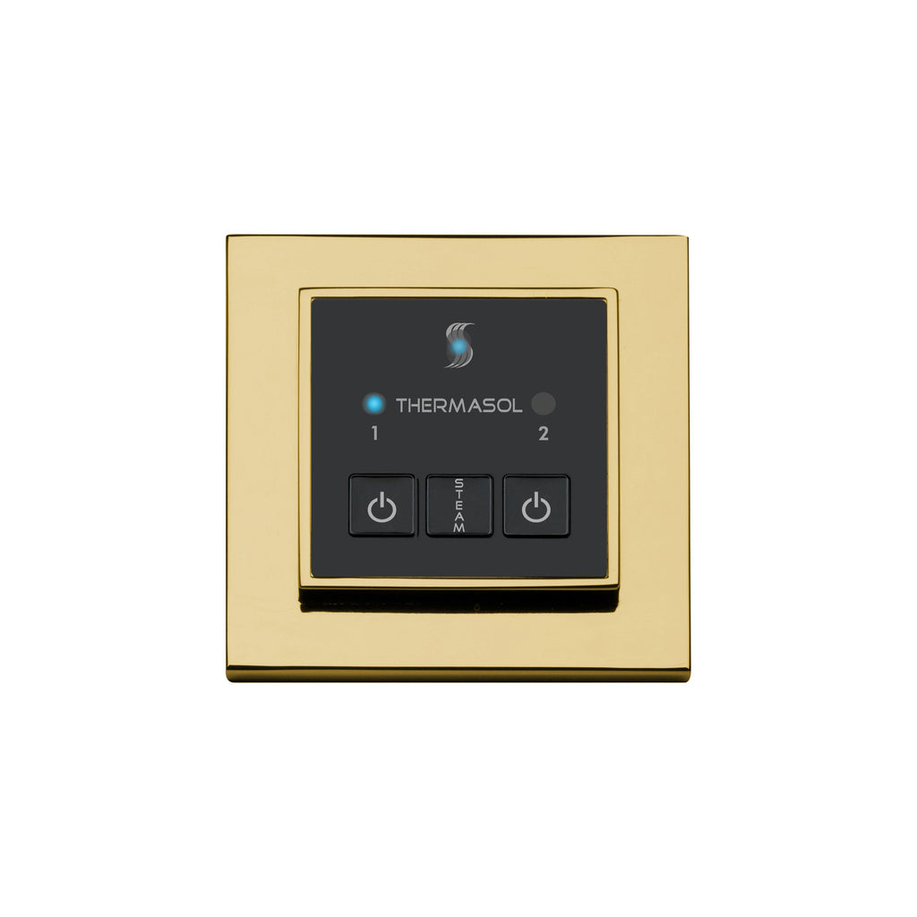 ThermaSol Easy Start Control Square in Polished Gold Finish Polished Gold / Square ThermaSol esm-pg.jpg