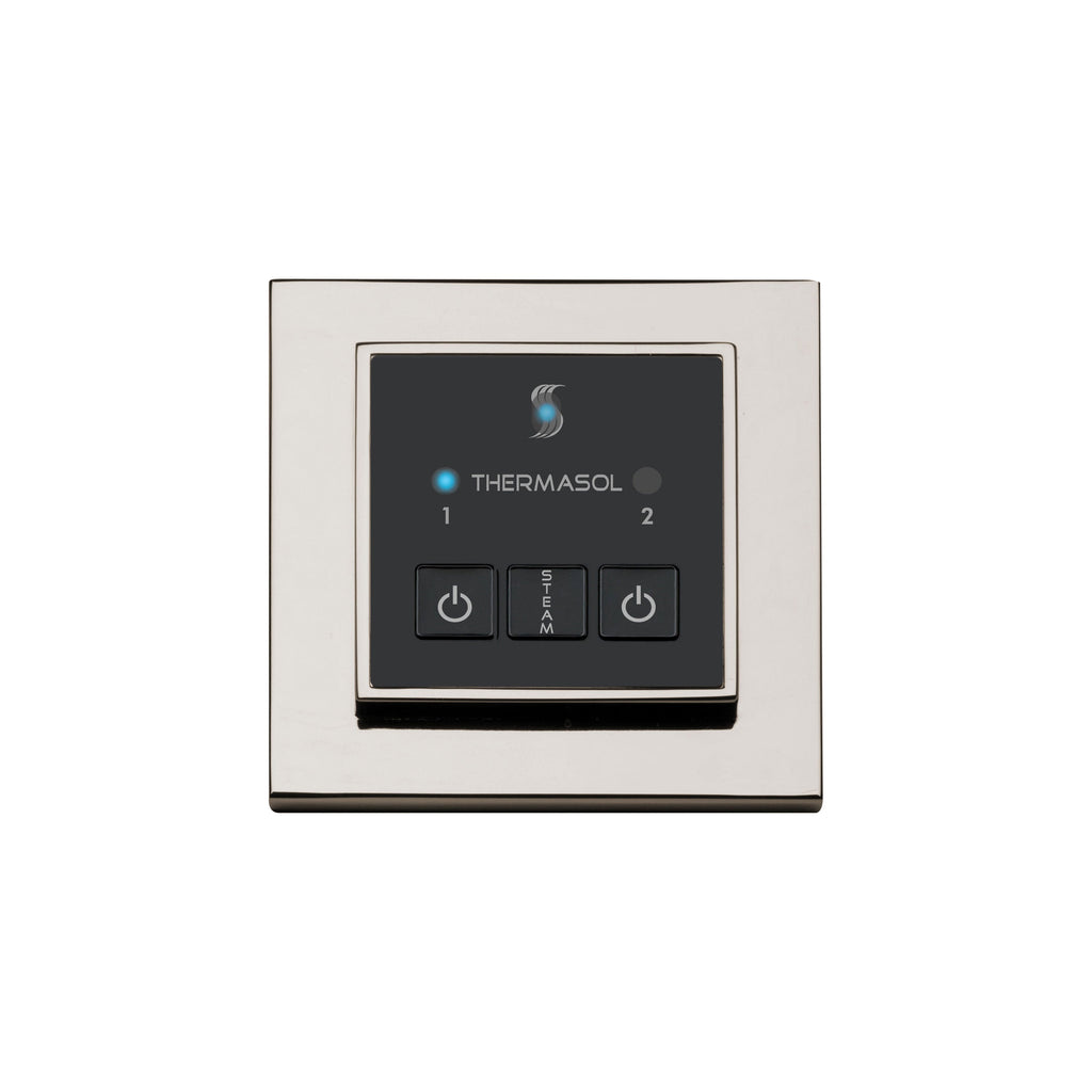ThermaSol Easy Start Control Square in Polished Nickel Finish Polished Nickel / Square ThermaSol esm-pn.jpg