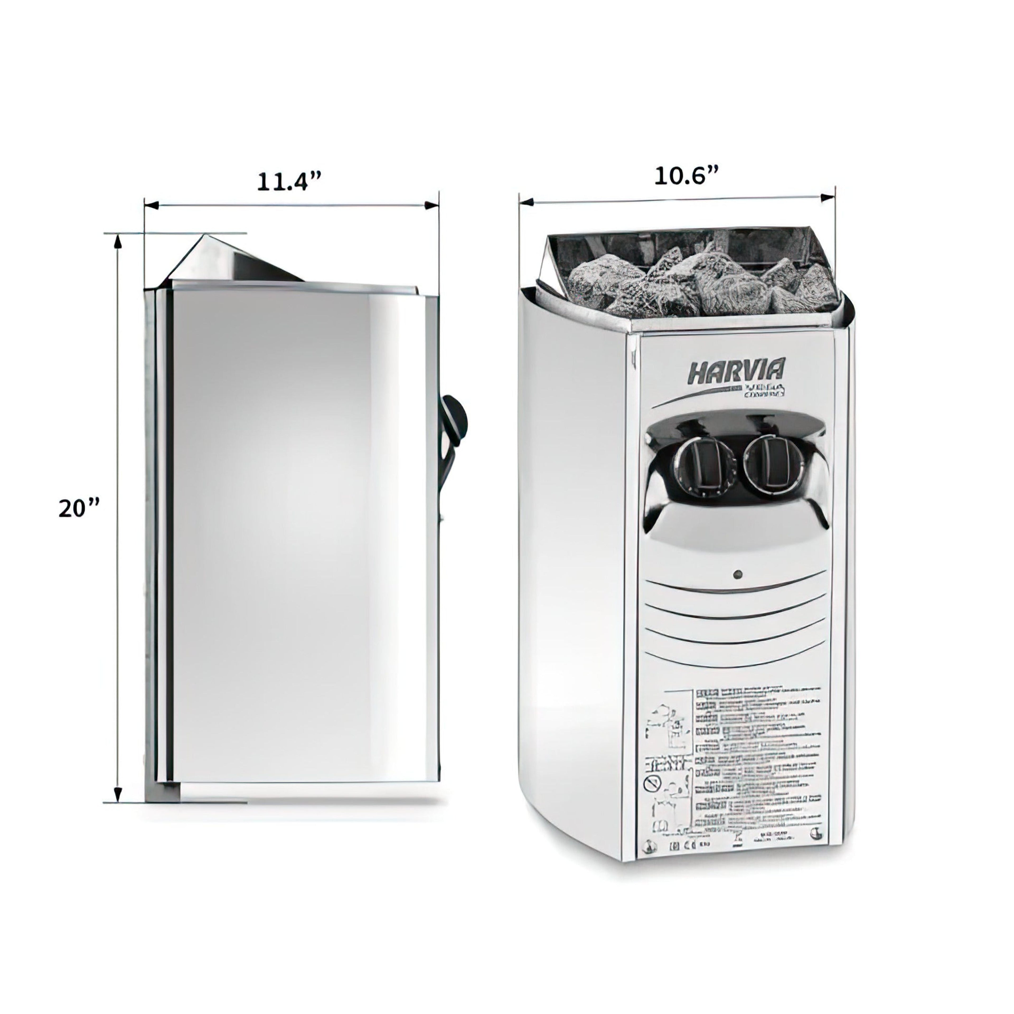 Harvia Vega Compact 3.5 kW Sauna Heater (Built-In Control)