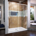 DreamLine Flex 50 - 54 inch W x 72 inch H Semi-Frameless Pivot Shower Door