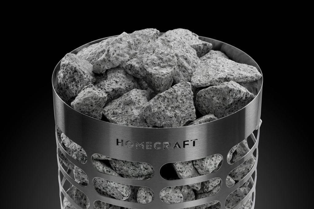 Homecraft Apex Mini 9kW Electric Sauna Heater 240V 1-Phase / No Control / No Stones,240V 1-Phase / No Control / Stones Included,240V 1-Phase / Indoor Control + Wifi Touchpad / No Stones,240V 1-Phase / Indoor Control + Wifi Touchpad / Stones Included,240V 