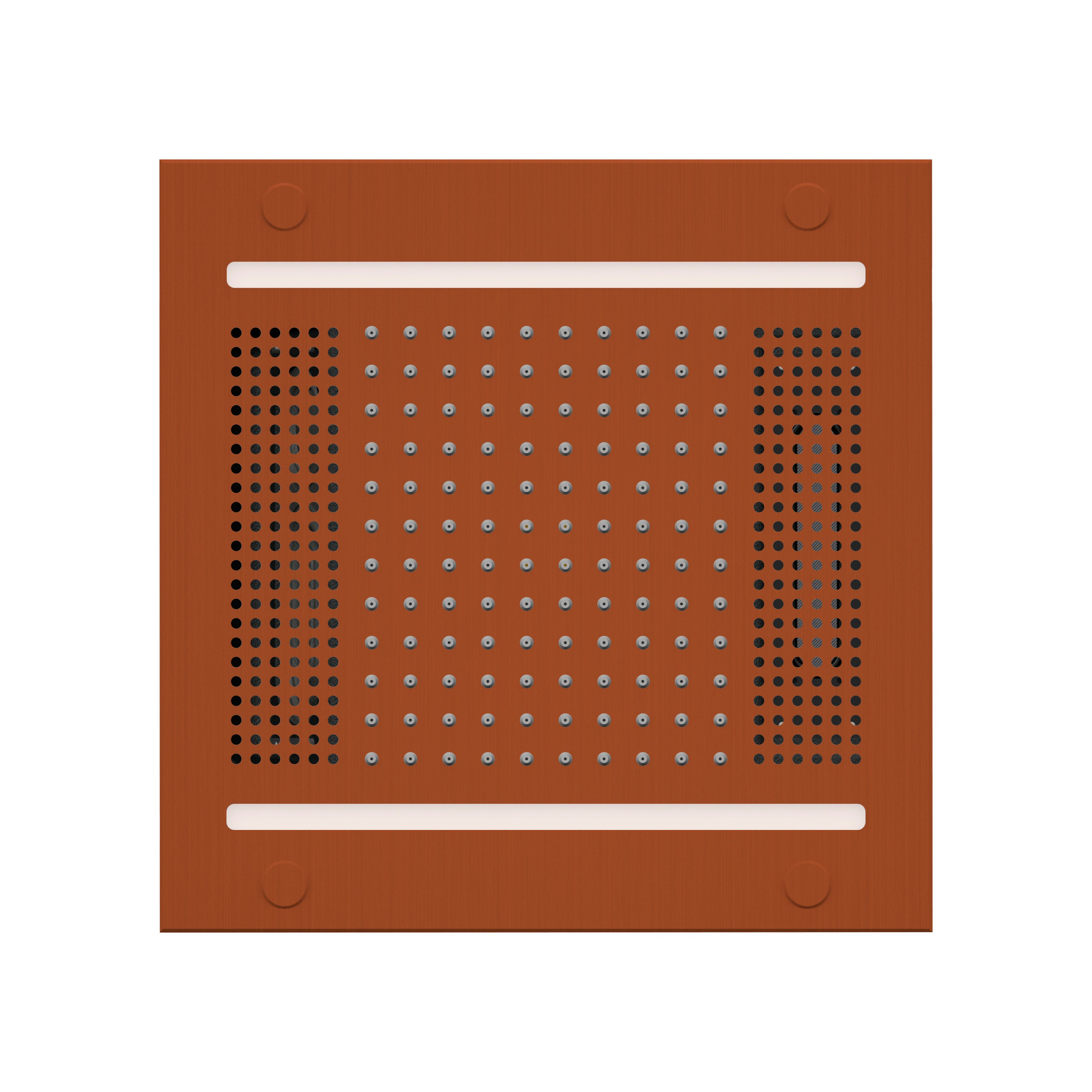 HydroVive 14 Rainhead - Antique Copper (Square - Rain + Chromatherapy + Audiotherapy) 