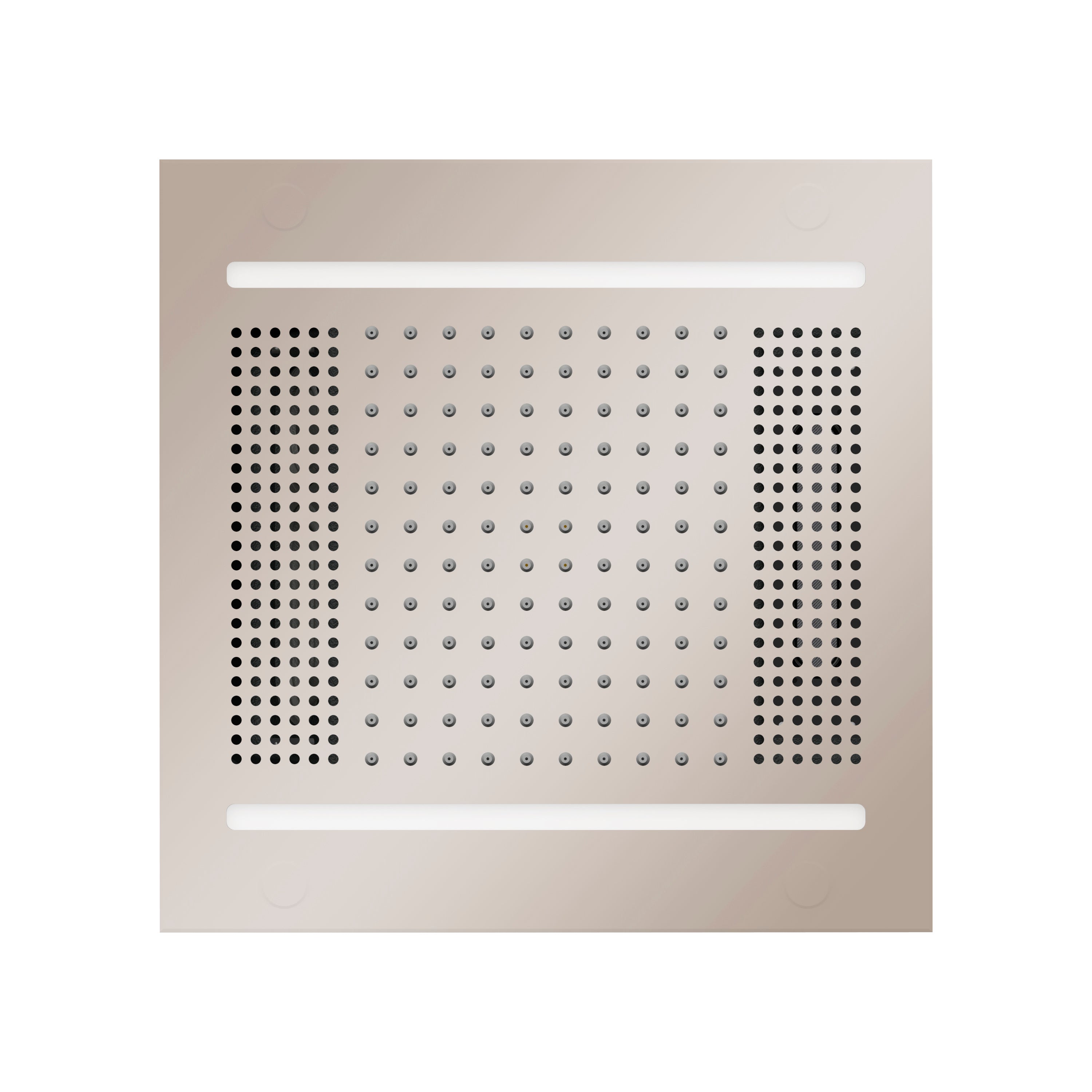 HydroVive 14 Rainhead - Polished Nickel (Square - Rain + Chromatherapy + Audiotherapy)