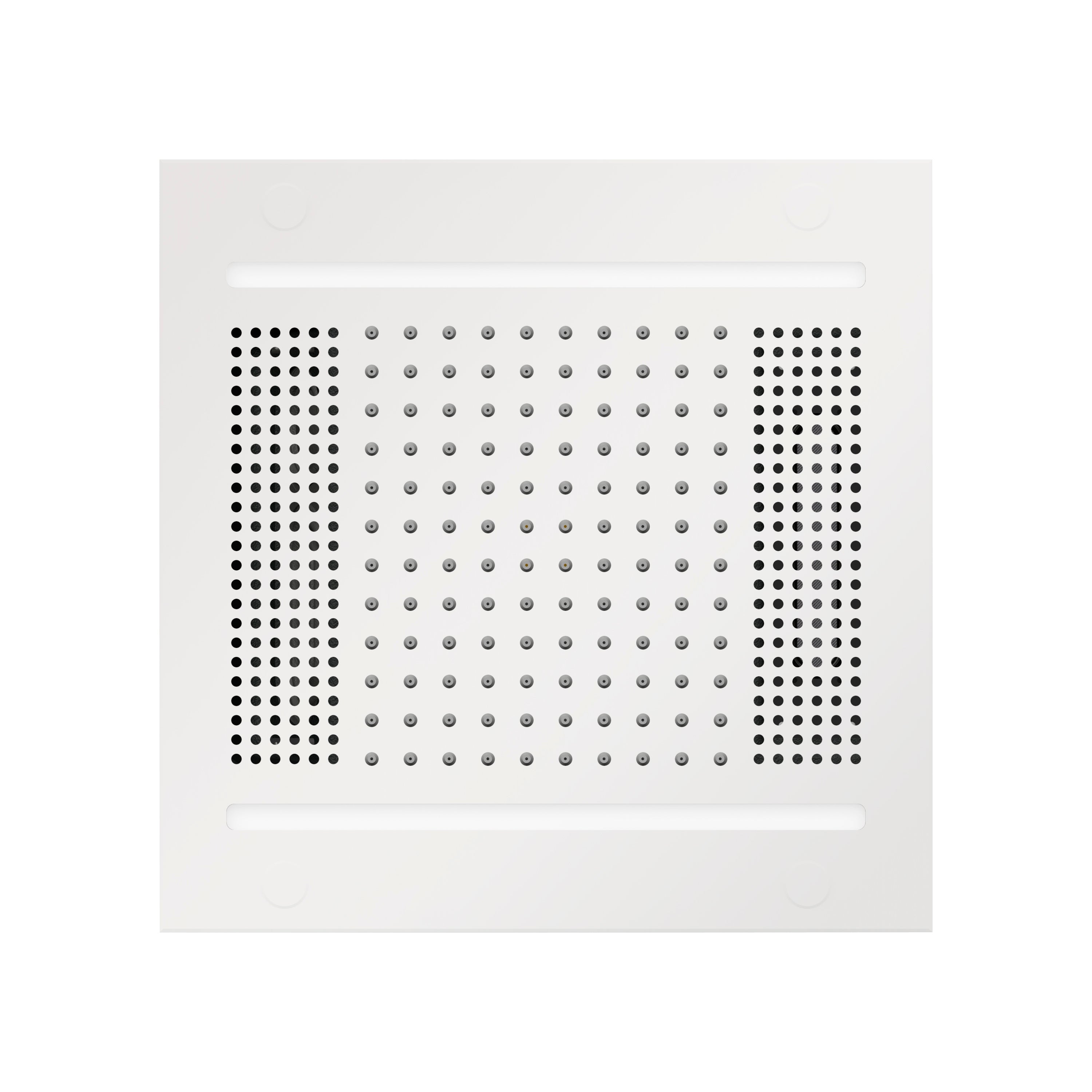 HydroVive 14 Rainhead - White (Square - Rain + Chromatherapy + Audiotherapy)