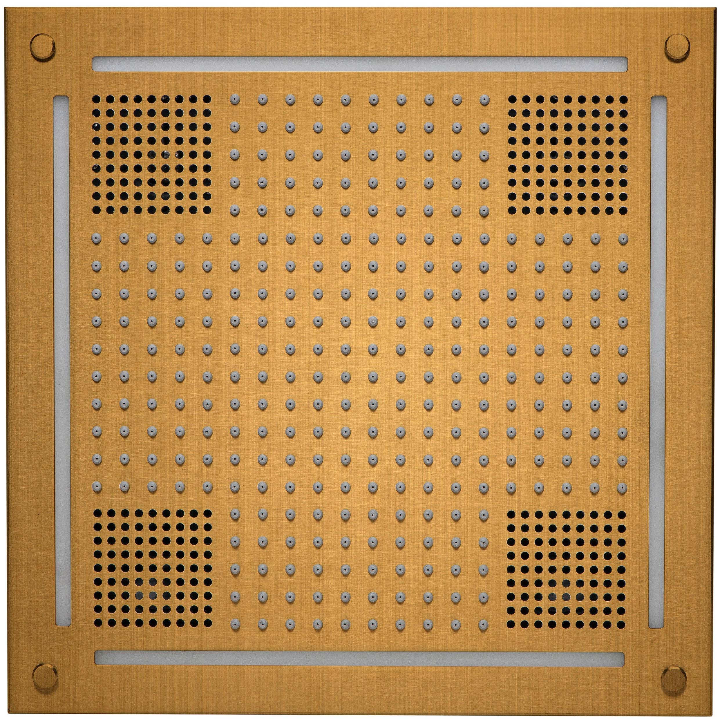 ThermaSol Hydrovive Light, Sound, Rain system Square in Antique Brass Finish Antique Brass / Square ThermaSol hvlsrsq-ab.jpg