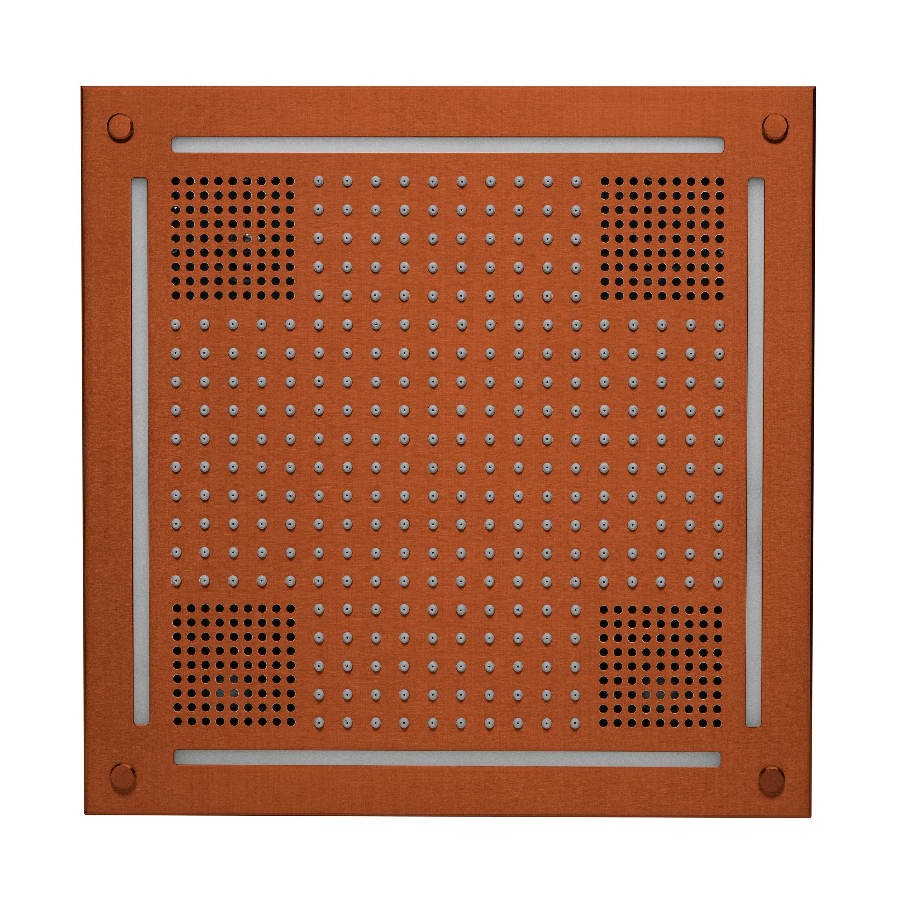 HydroVive 18 Rainhead - Antique Copper (Square - Rain + Chromatherapy + Audiotherapy) 