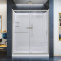 DreamLine Infinity-Z 36 inch D x 60 inch W x 76 3/4 inch H Semi-Frameless Sliding Shower Door