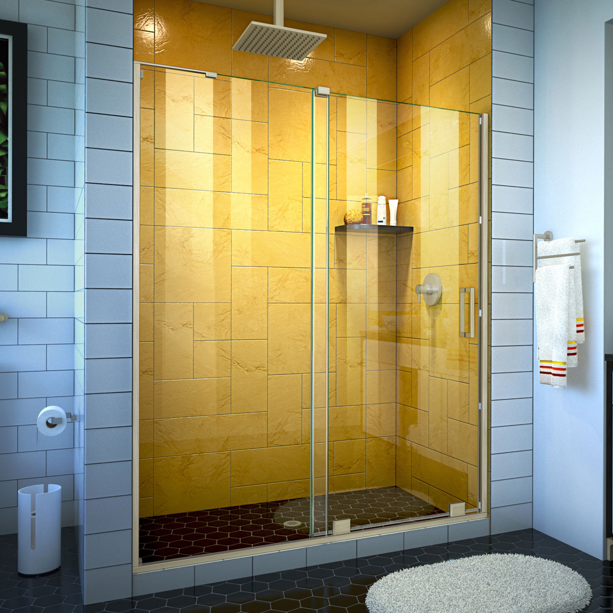 DreamLine Mirage-Z 56 - 60 inch W x 72 inch H Frameless Sliding Shower Door