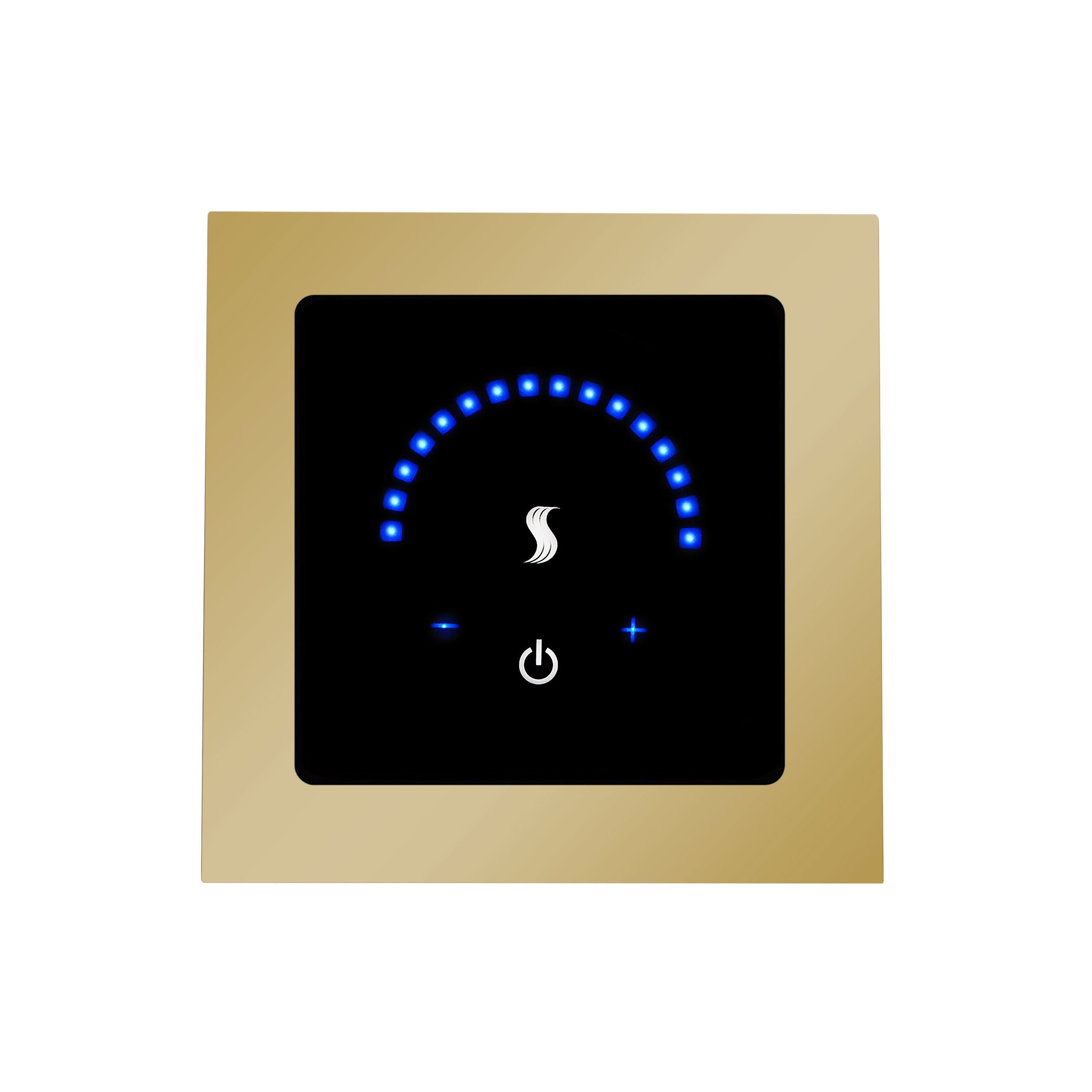 MicroTouch Control - Recessed (Square) Polished Brass